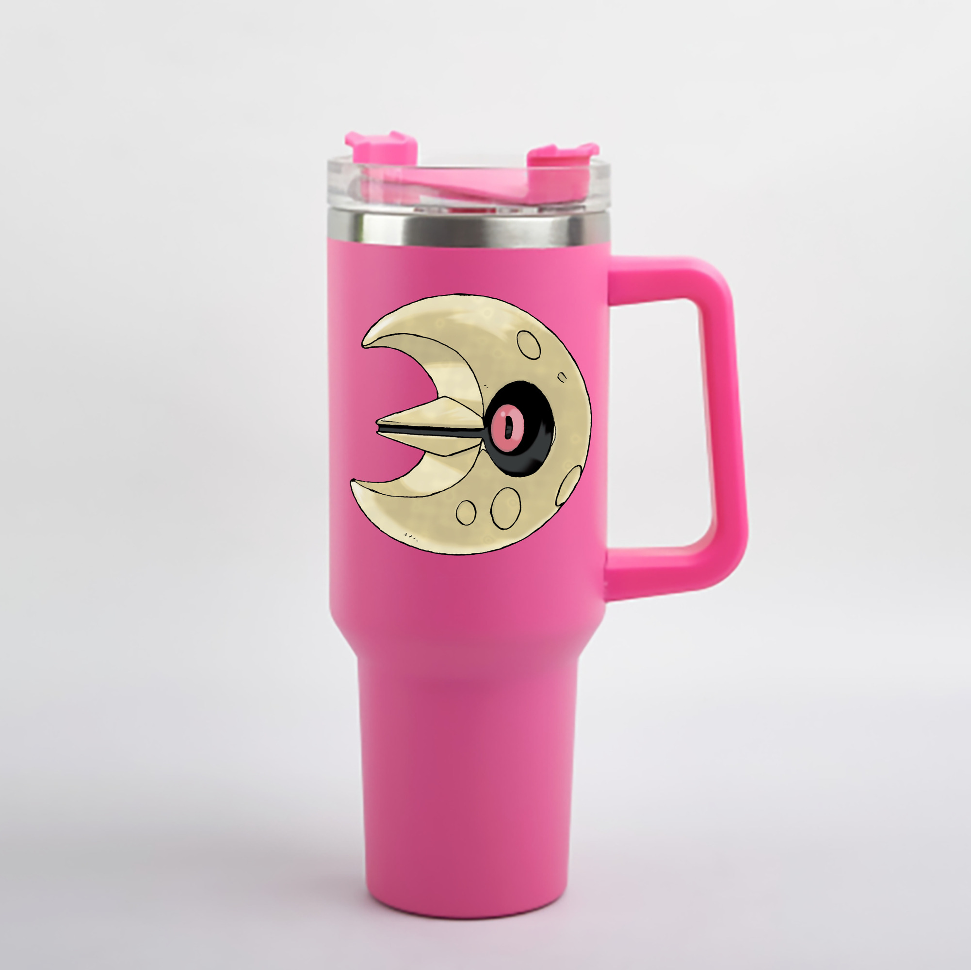 （画像用） ポケットモンスター Pokémon 1200mL車用タンブラー - クリスタルステッカー（プラスチックストロー付き）